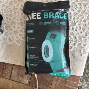 Teal Knee Brace for Men - Adjustable Support